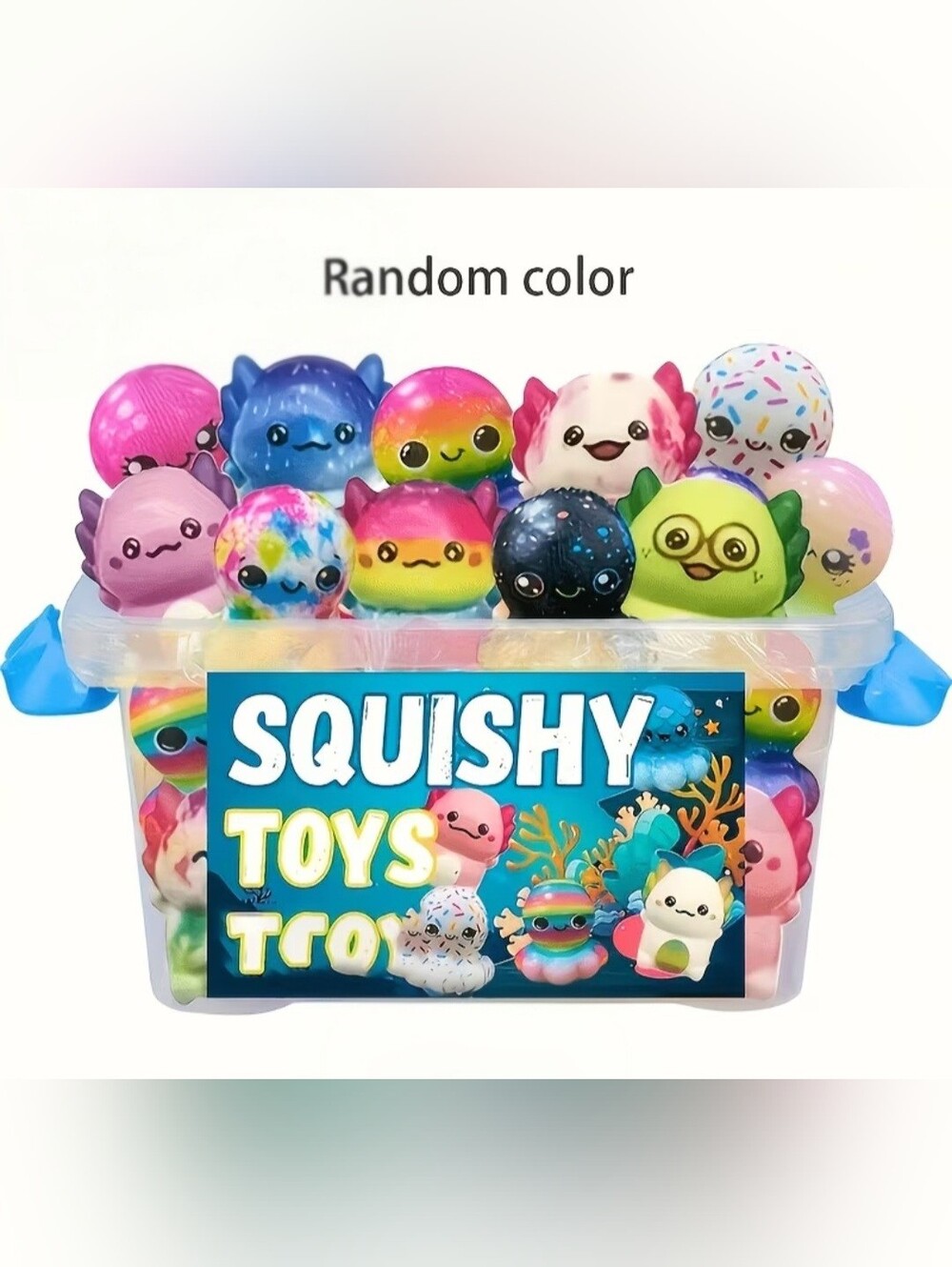 Squishy Toys Assortment -10 pcs Random Color